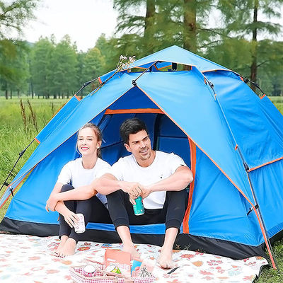 3-4 사람 야영을 위한 UV 보호 인스턴트식품 가지고 다닐 수 있는 돔 텐트