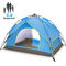 3-4 사람 야영을 위한 UV 보호 인스턴트식품 가지고 다닐 수 있는 돔 텐트