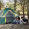 가족을 위한 자동 방수 야영 팝업 텐트 3-4 사람 쉬운 설치