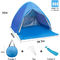 자외선 차단제 SPF 50+ 팝업 텐트 비치 쉘터 3계절용 침실 1개