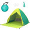 2-3명의 사람을 위한 경량 바닷가 선스크린 텐트 UPF 50+ 자동 팝업