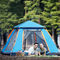 2-3 사람 방수 인스턴트식품은 야영을 위해 구축된 60 초를 텐트로 덮습니다