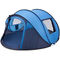 3-4 사람 야외 야영 텐트, 등짐 지고 나르기 하이킹을 야영시키기 위한 돔 인스턴트식품 텐트